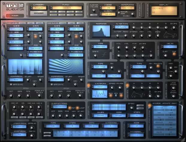 Tone2 Gladiator 4 谐波合成器 ( 63MB )