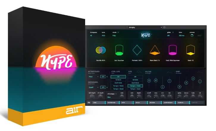 AIR Music Technology Hype 现代合成器 ( 647MB )