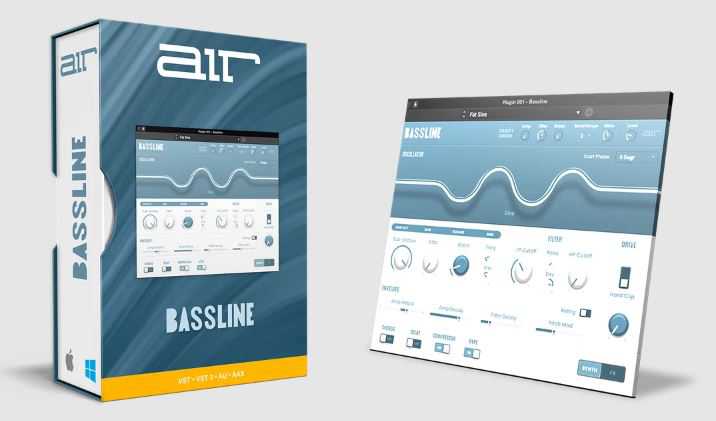 AIR Music Technology Bassline 单声道合成器 （ 28.6MB ）
