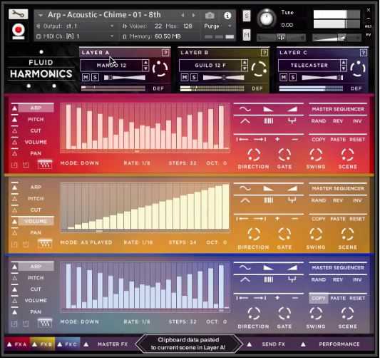 In Session Audio Fluid Harmonics 色彩旋律键盘 ( 2GB )
