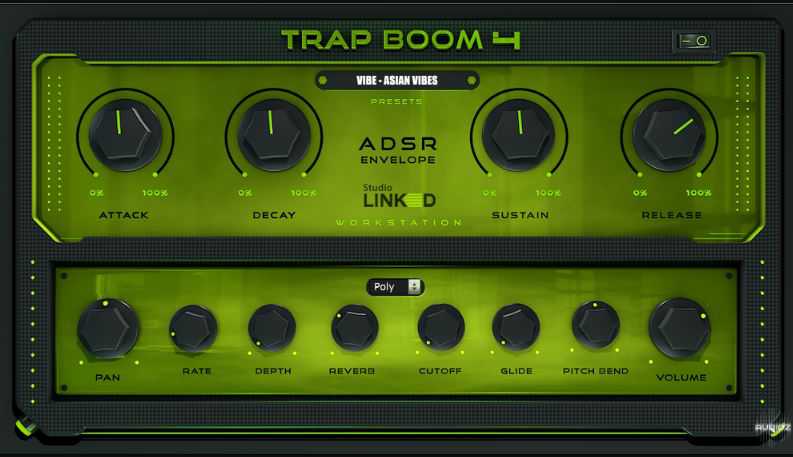 StudioLinked Trap Boom 4 嘻哈音乐合成器 ( 1.7GB )