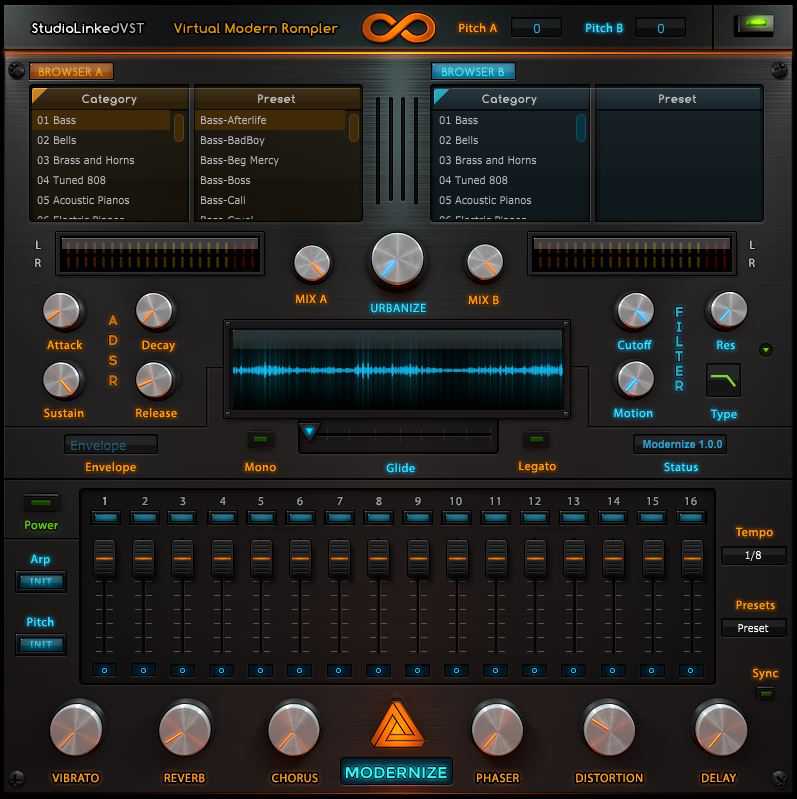 StudiolinkedVST Modernize 现代合成器 + 3扩展( 2.8GB )