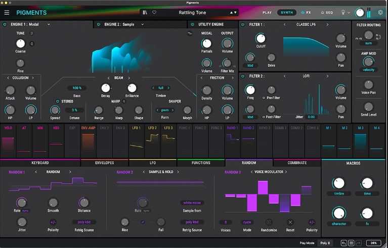 Arturia Pigments v6.0.3 多彩软件合成器 ( 1.5GB )