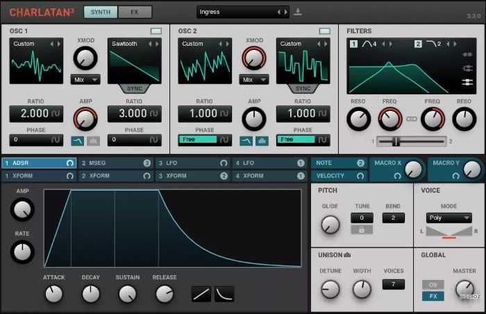 BlauKraut Charlatan 3 Analogue Subtractive Synthesizer v3.3.0