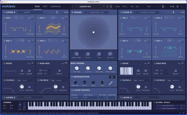 KORG multipoly native v1.0.4 TCD 经典合成器
