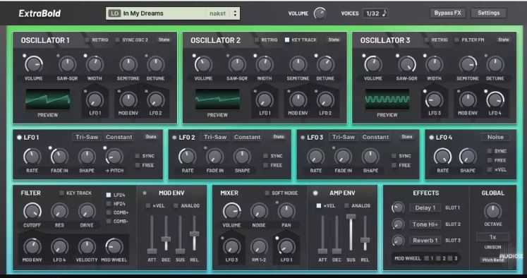 Nakst ExtraBold 1.3.2 x64 x86 CLAP AU FL STUDIO 混合合成器