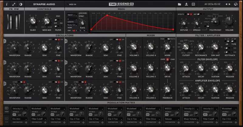 Synapse Audio Software The Legend HZ v2.0.2 传奇模拟合成器