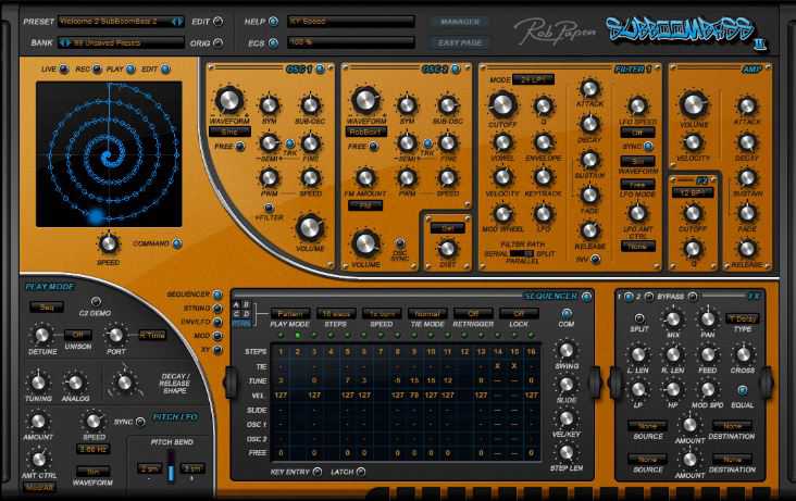 Rob Papen SubBoomBass2 贝司合成器插件 ( 1.3GB )