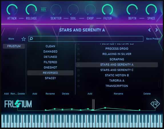 Rigid Audio Frustum 混合波表采样器插件