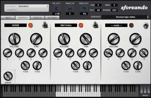 Plogue Sforzando (SFZ Player) v1.980 采样播放器
