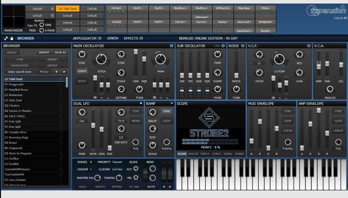 FXpansion Strobe2 模拟合成器 ( 17MB )