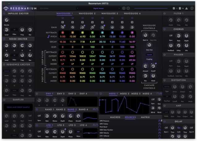 Soule DSP Resonarium v0.0.10 物理建模合成器