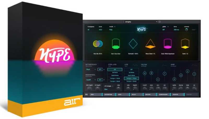 AIR Music Technology Hype v1.2.1.14 高能合成器插件