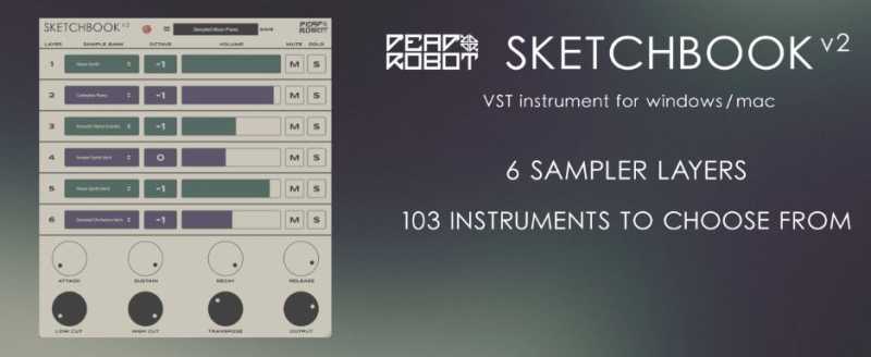 Dead Robot Sketchbook v2 综合合成器