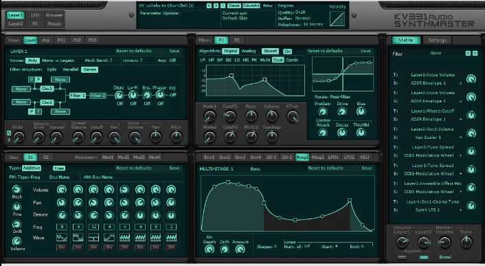 KV331 Synthmaster 2 v2.8.10 半模块化合成器