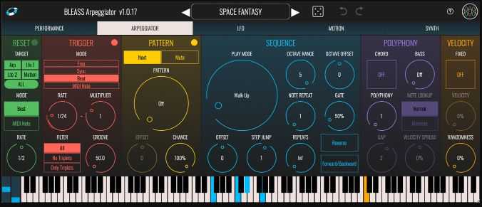 BLEASS Arpeggiator v1.2.0 经典合成琶音插件
