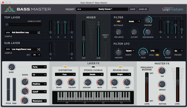 Loopmasters Bass Master v1.1.3 低音合成器
