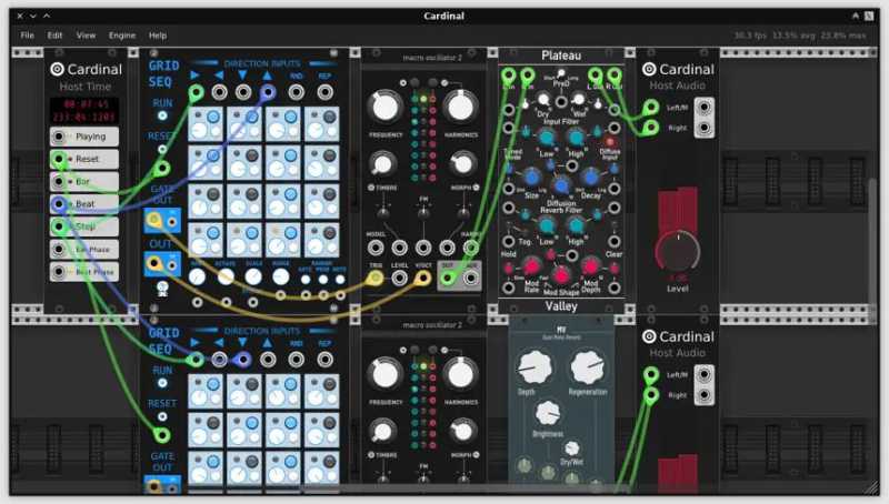 DISTRHO Cardinal Rack v25.06 模块化合成器