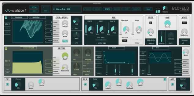 Waldorf Blofeld v1.1.1 现代合成器 ( 12MB )