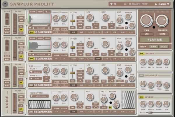 Psytrance Plugins Samplur PROLIFT 1.0 振荡器\合成器