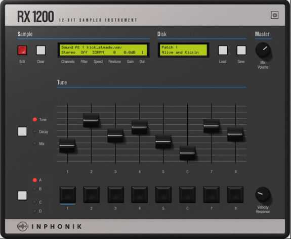 Inphonik RX1200 v1.0.1 采样器
