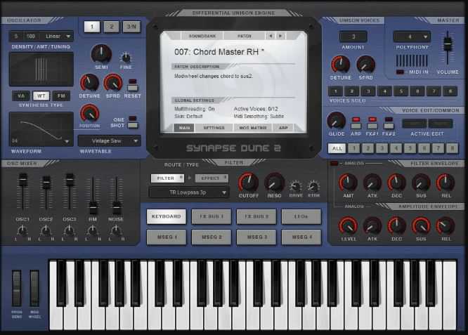 Synapse Audio DUNE 2 v2.6.0 沙丘合成器