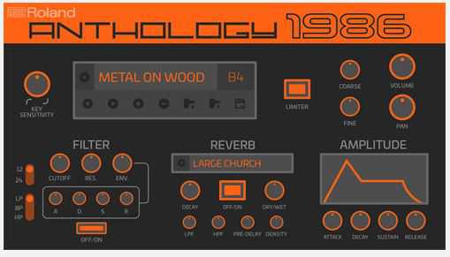 Roland VS Anthology 1986 for Concerto v4.2.0 罗兰硬件采样合成器