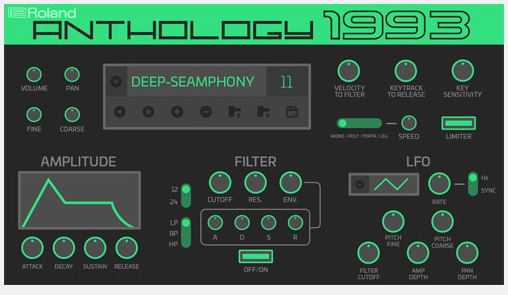 Roland VS Anthology 1993 for Concerto v4.2.0 罗兰硬件采样合成器