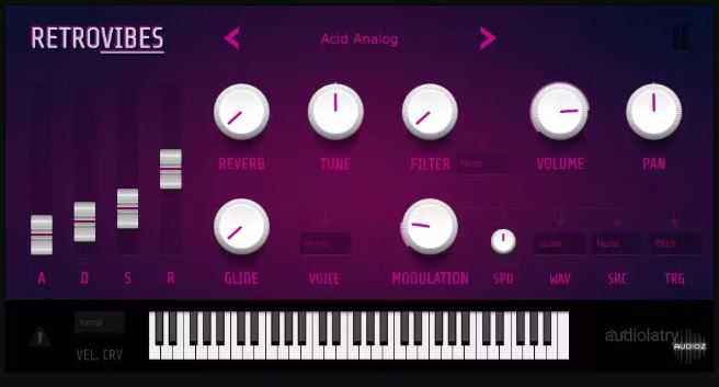Audiolatry RetroVibes 经典复古虚拟乐器
