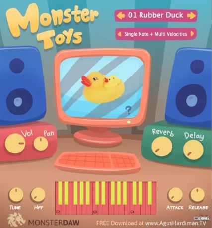 Agus Hardiman MonsterDAW MONSTER Toys v1 玩具乐器