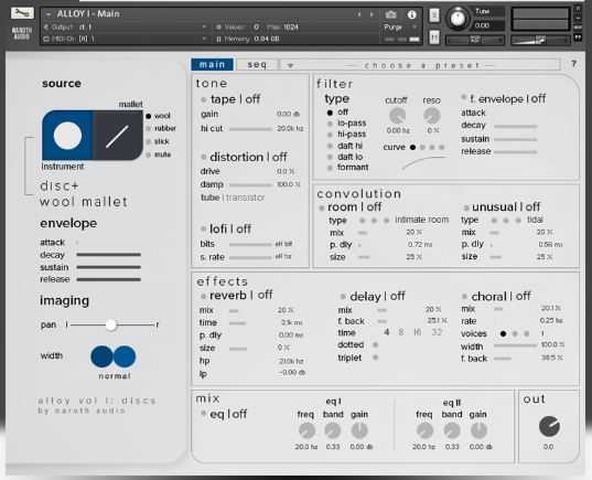 Naroth Audio Alloy Vol I Discs KONTAKT 合成音效库