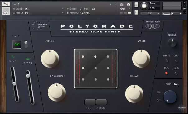 Battersea Audio Polygrade Tape Synth v1.1.0 KONTAKT 数字振荡合成器
