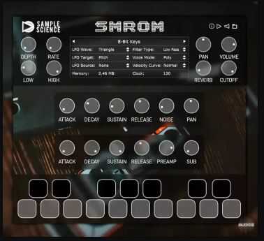 SampleScience SMROM 2 v2.3 游戏机声音芯片合成器