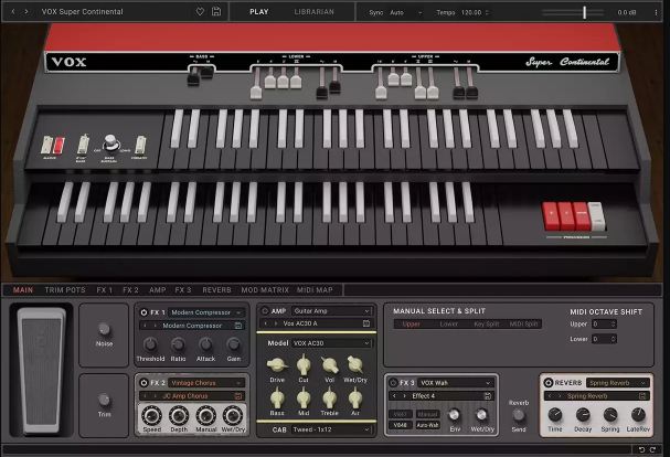 KORG VOX Super Continental v1.1.4 传奇风琴