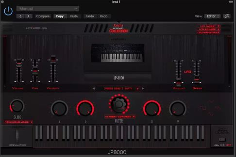 LFOAudio JP 8000 90年代经典合成器