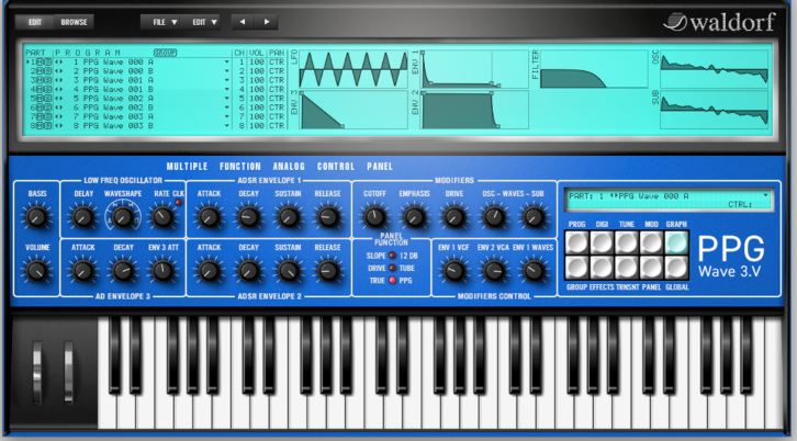 Waldorf PPG Wave 3 V v2.0.0 传奇 PPG 波形合成器