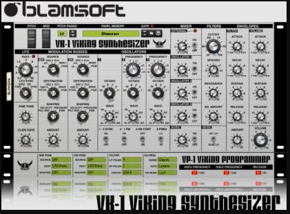 Blamsoft VK 1 Viking Synthesizer v1.0.7d1 模拟合成器
