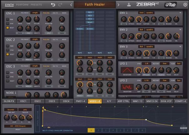 Heckmann Audio u he The Dark Zebra v2.9.3 黑斑马合成器