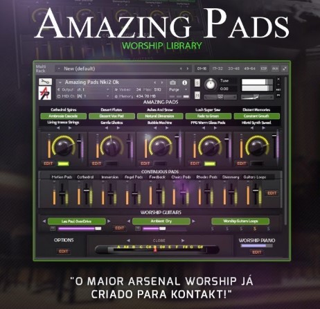 Sample Line Amazing Pads KONTAKT 巨型铺底Pads音色库 ( 34GB )