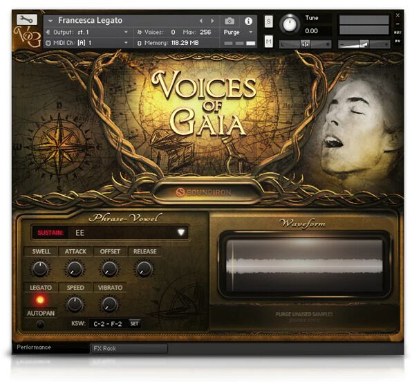 Soundiron Voices Of Gaia 盖亚之声 （ 9.7GB ）