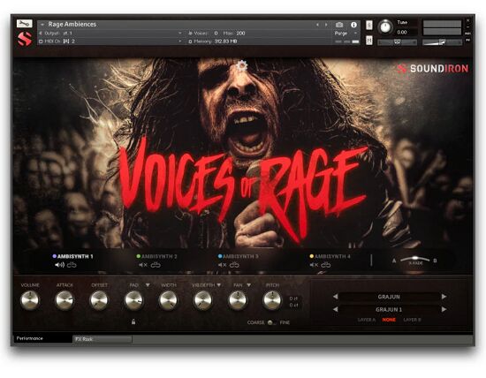 Soundiron Voices of Rage v2 死亡金属人声 （ 7.4GB ）