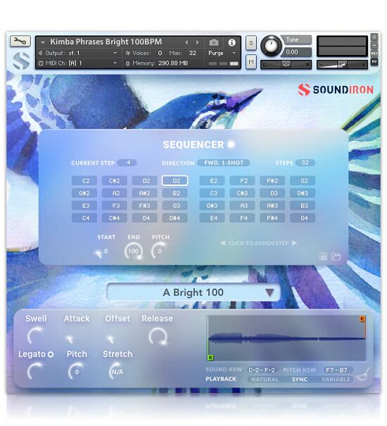Soundiron Voice of Wind Kimba 女中音库 （ 2.6GB ）