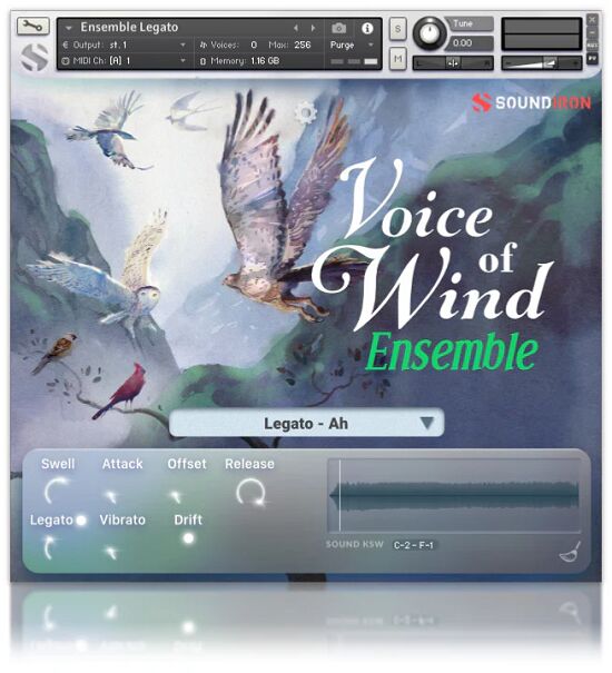 Soundiron Voices of Wind Collection 女声独唱库 （ 12.5GB ）