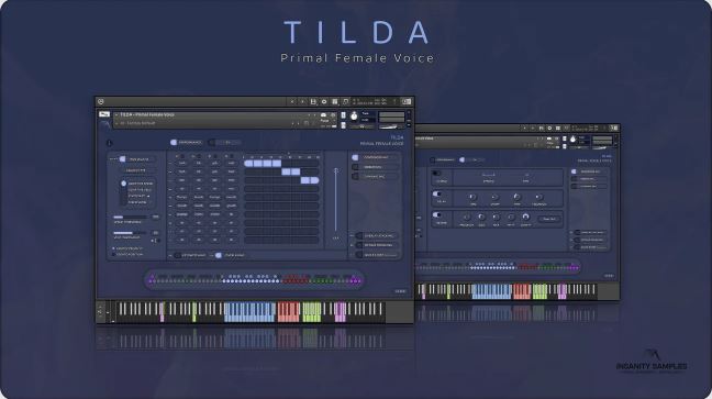 Insanity Samples Tilda Primal Female Voice 独唱女声 ( 2.7GB )