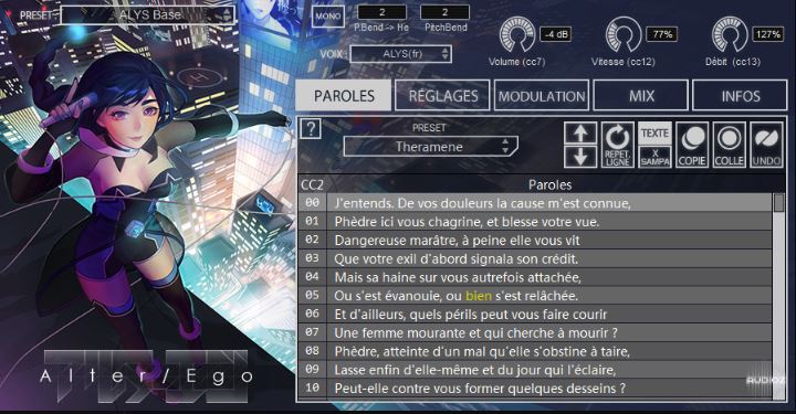 Plogue Alter Ego Real Time Singing Synthesizer v1.981 声乐歌唱合成器