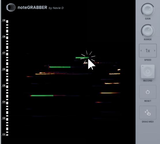 Navie D noteGRABBER 1.0.0 音频转MIDI工具 ( 28MB )