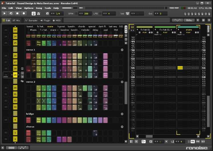 Renoise 3.2.1 乐句音序器 ( 331MB )
