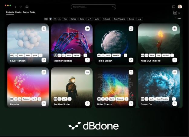dBdone (DAW Projects Manager) v1.2.0.15 工程项目管理器