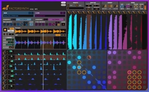 Anemond Factorsynth v3.1 音频切片分析软件