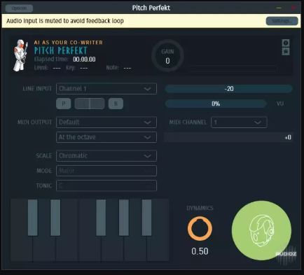 Algoriffix Pitch Perfekt Voice To MiDi Using AI v1.5.0 语音转MiDi